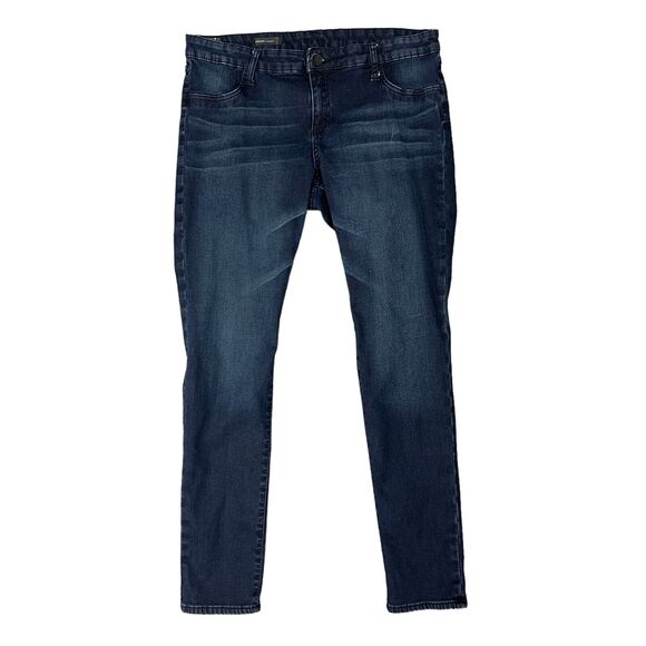 Hudson Jennifer Jeans Womens 16 Medium Wash Ultra Skinny Leg Ankle Denim Stretch - Picture 1 of 13